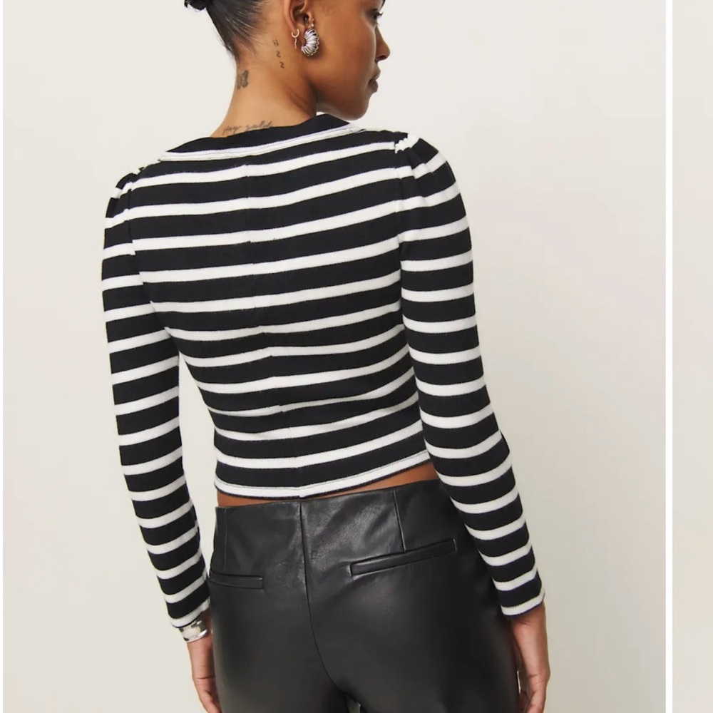 Reformation Lennox Knit Top- Small - Picture 3 of 9